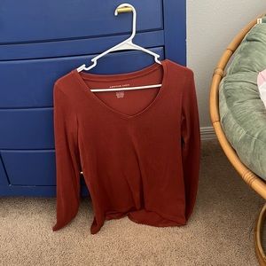 Burnt Orange Soft Long Sleeve